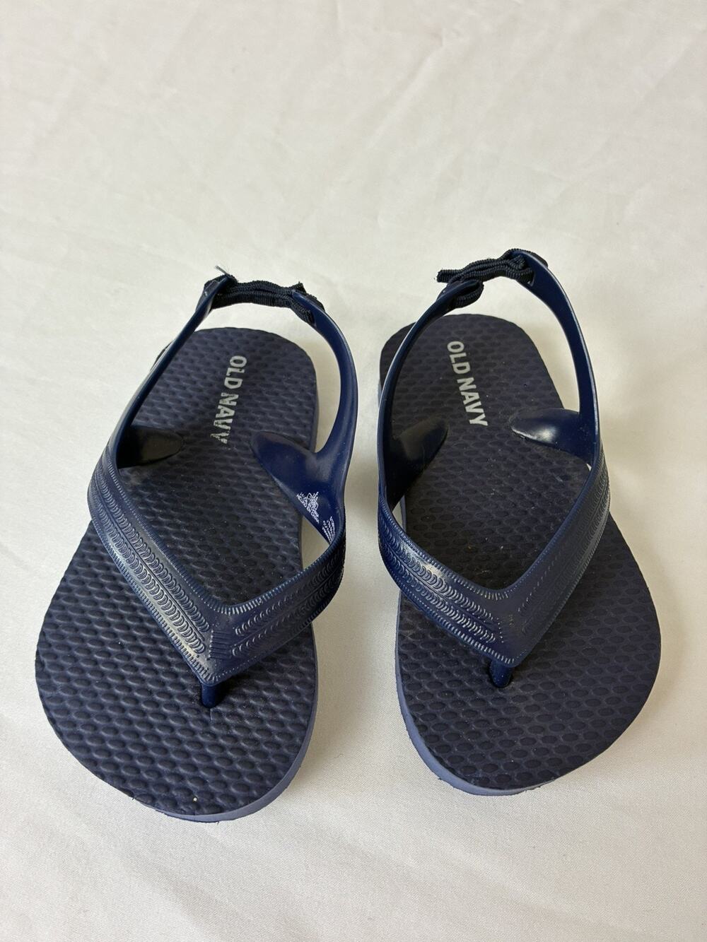 Old Navy Kids Blue Flip Flops with Back Strap Size 5